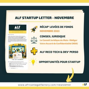 ALF Startup Letter Novembre